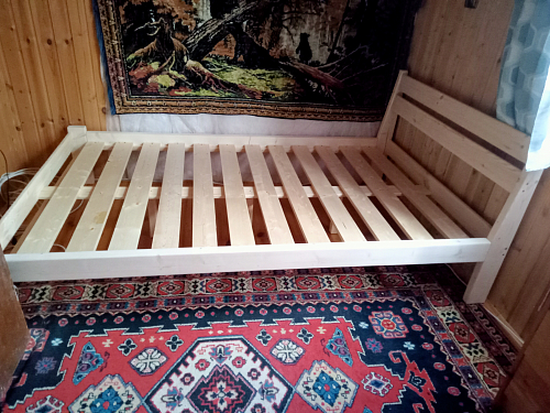 Полутораспальная кровать Мишка 120 x 200 см усиленная с основанием фото покупателя 2